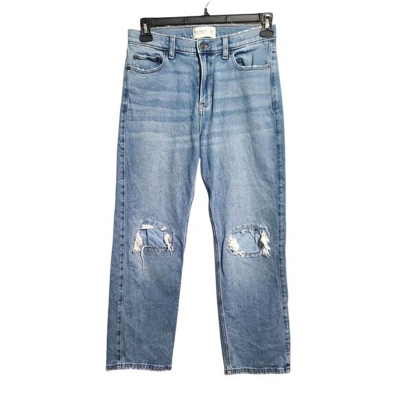 Abercrombie & Fitch Kids Girls Relaxed Straight Jeans Size 15/16 Short - Picture 1 of 5